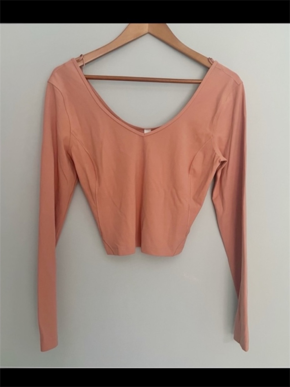 Lululemon Align Long Sleeve Shirt Pink Savannah Size 8